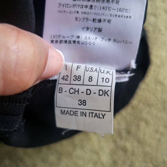 Emilio Pucci Black Sleeveless Sheath Mini Dress - Picture 7 of 10